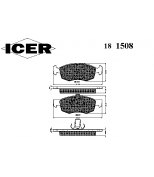 ICER - 181508 - Колодки дисковые передние