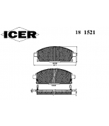 ICER 181521 Комплект тормозных колодок, диско