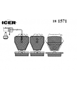 ICER 181571 Комплект тормозных колодок, диско