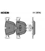 ICER - 181896 - Комплект тормозных колодок, диско