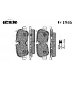 ICER - 181946 - 24192 колодки задн Land Rover Discovery 09-, Range Rover Sport 09- Icer