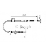 BOSCH - 1987482050 - ТОРМОЗНОЙ ТРОС