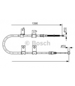 BOSCH - 1987482083 - Трос, стояночная тормозная система 1987482083