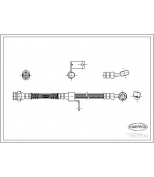 CORTECO - 19033540 - Тормозной шланг передний [525mm]