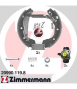 ZIMMERMANN - 209901198 - Комплект тормозных колодок