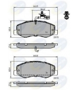 COMLINE - CBP12108 - Колодки зад opl movano/ren master 2.3cdti 10-