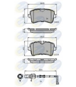 COMLINE - CBP22121 - Колодки зад audi a4/a6/a7 10-