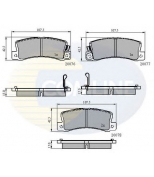 COMLINE - CBP3458 - Колодки дисковые
