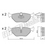 FRITECH - 2190 - Колодки тормозные дисковые задние BMW E39 95>