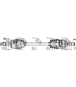 GSP - 217032 - Привод в сборе FIAT PUNTO 1.2 99- лев.