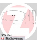 ZIMMERMANN - 216501501 - Комплект тормозных колодок дисковый тормоз