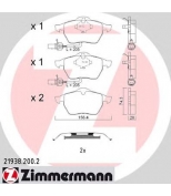 ZIMMERMANN - 219382002 - Колодки тормозные дисковые Audi, VW inkl. Zubeh?r A6 (4B, C5)