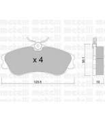 METELLI - 2202171 - Комплект тормозных колодок, диско