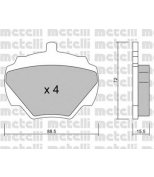 METELLI - 2203530 - Комплект тормозных колодок, диско