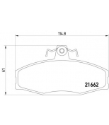 MINTEX - MDB1913 - Колодки торм.диск.пер.VW Caddy ll//Skoda Felicial,