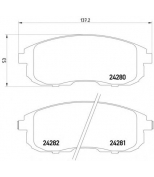 MINTEX - MDB2847 - Колодки торм.пер. Suzuki SX4