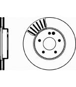 MINTEX MDC741 Тормозной диск перед MB W202 ->00 (к-т 2 шт)