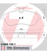 ZIMMERMANN - 234091901 - Колодки тормозные дисковые Citroen