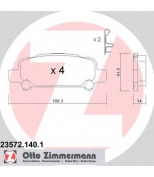 ZIMMERMANN - 235721401 - Комплект тормозных колодок, диско