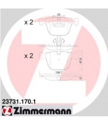 ZIMMERMANN - 237311701 - Колодки тормозные дисковые BMW