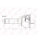 LYNX - CO7528 - ШРУС наружный TOYOTA Land Cruiser 3.4D-4.2D  96