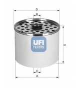 UFI - 2436000 - Фильтр топливный Audi, Citroen, Fia...