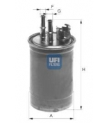UFI 2440900 Фильтр топливный Ford []