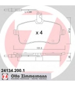 ZIMMERMANN - 241342001 - Комплект тормозных колодок, диско