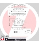 ZIMMERMANN - 245591802 - Колодки тормозные дисковые BMW incl. accessories Z4 (E89)