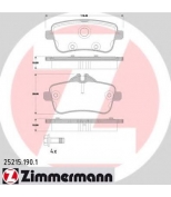 ZIMMERMANN - 252151901 - Колодки торм.зад. MB ML (W166) 11 