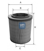 UFI 2762800 Фильтр воздушный