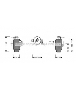 AVA - MSD006 - Осушитель кондиционера: W201/82-03/1.8/2.0/2.3/2.5/2.6