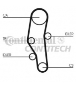 CONTITECH - CT589K2 - CT 589  K2   компл. зубчатый ремень ГРМ  + ролик