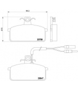 MINTEX - MDB1276 - SEAT Ibiza/Malaga >93 F колодки MINTEX