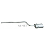 ASMET - 30019 - Глушитель системы выпуска  задний