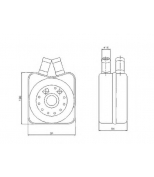 NRF 31304 масляный радиатор, двигательное масло