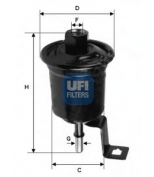 UFI - 3171100 - Фильтр топливный