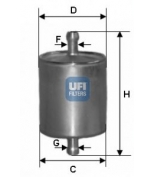 UFI - 3183600 - Фильтр топливный