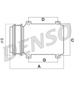 DENSO - DCP40012 - Компрессор кондиционера HONDA ACCORD 2.0/2.4 16 V 03-