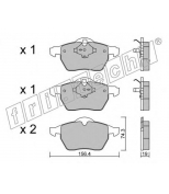 FRITECH - 3231 - Колодки тормозные дисковые передние VOLVO C70, S70, V70 FO