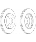 FERODO DDF1614 комплект дисков тормозных (2 диска в комплекте)