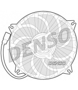 DENSO - DER21017 - DER21017_вентилятор охлаждения!  Citroen Xsara 1.4-2.0 97-07/ С4 1.4-3.0 04>