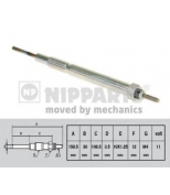 NIPPARTS - N5713012 - Свеча накала Mazda BT-50 2.5/3.0 06-