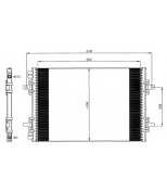 NRF - 35634 - радиатор кондиционера