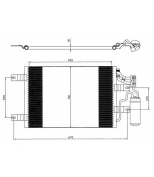 NRF - 35646 - Радиатор кондиционера: Meriva/03-10/1.4/1.6/1.7/1.8