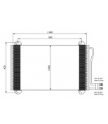 NRF - 35811 - Радиатор кондиционера: Sprinter/95-06/2.3D/2.9D