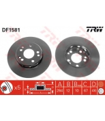 TRW DF1581 Диск тормозной DF1581