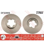 TRW DF2390S Диск тормозной DF2390S