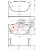 ABS - 36692 - Колодки тормозные зад. HYUNDAI Elantra II//Cerato