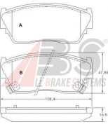 ABS - 36728 - Комплект тормозных колодок, диско